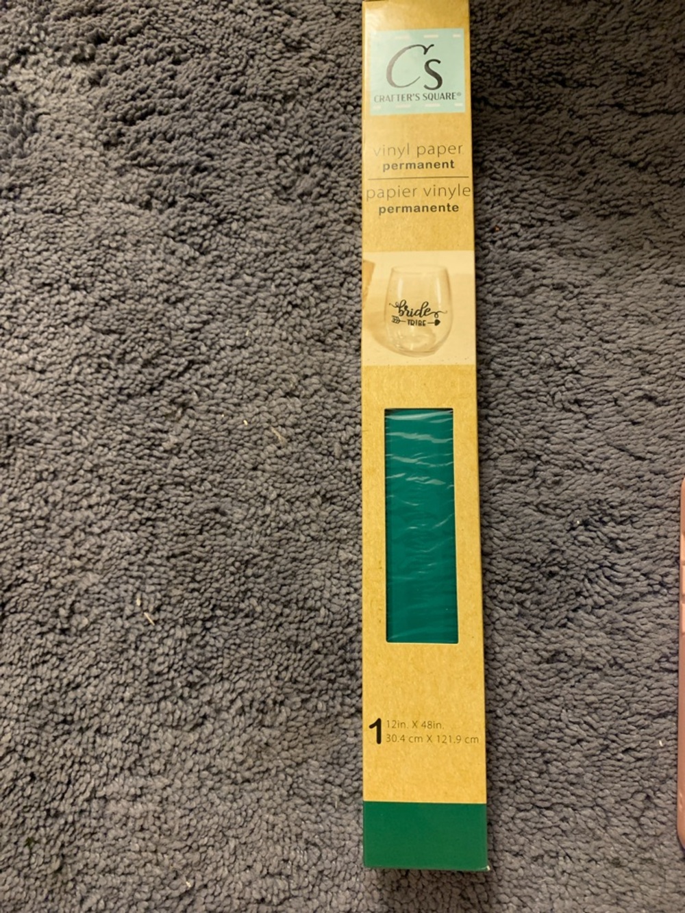 Crafter's Square Green Permanent Vinyl Paper - Deep Green Roll